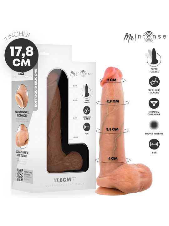MR INTENSE BRUCE S DILDO SILICONA 178 CM O 4 CM