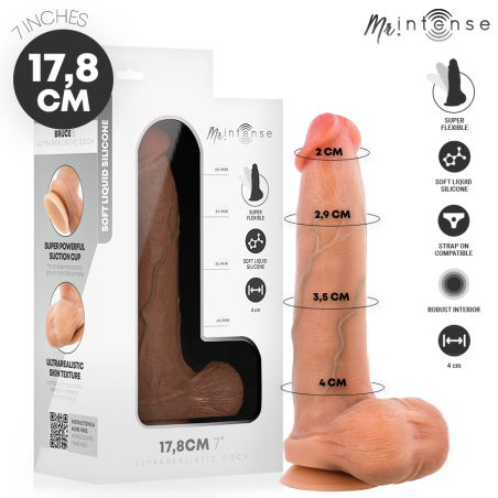 MR INTENSE BRUCE S DILDO SILICONA 178 CM O 4 CM