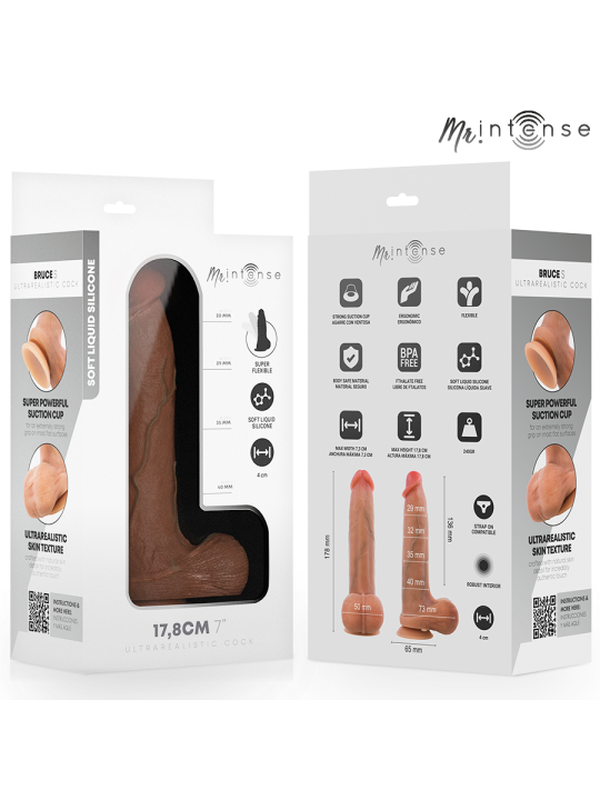 MR INTENSE BRUCE S DILDO SILICONA 178 CM O 4 CM