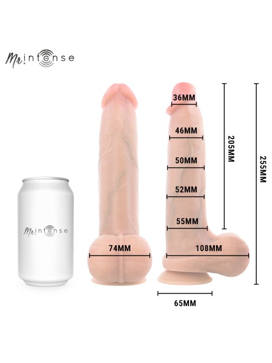 MR INTENSE BRUCE XL DILDO SILICONA 255 CM O 55 CM
