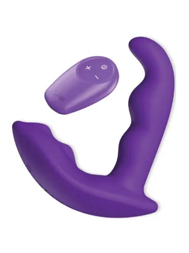 SHEEO ESTIMULADOR ANAL VIBRADOR ROTATIVO CON CONTROL REMOTO MORADO