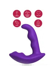 SHEEO ESTIMULADOR ANAL VIBRADOR ROTATIVO CON CONTROL REMOTO MORADO