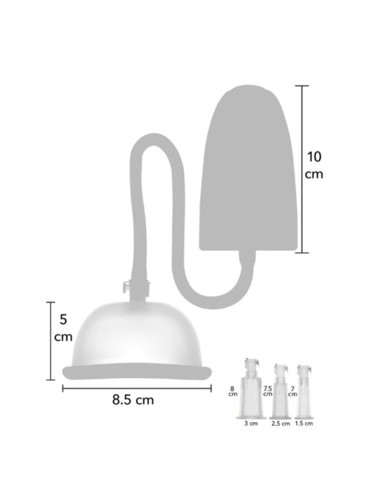 SHEEO BOMBA AUTOMATICA DE VACIO PARA VAGINA Y CLITORIS NEGRA