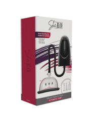 SHEEO BOMBA AUTOMATICA DE VACIO PARA VAGINA Y CLITORIS NEGRA