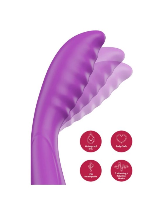 SHEEO VIBRADOR TAPPING PUNTO G MORADO