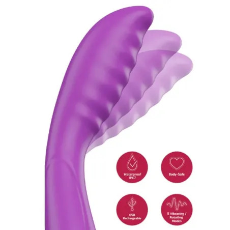 SHEEO VIBRADOR TAPPING PUNTO G MORADO