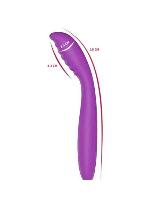 SHEEO VIBRADOR TAPPING PUNTO G MORADO