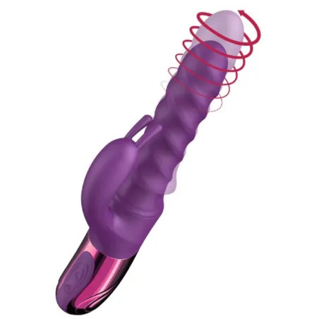SHEEO VIBRADOR RABBIT SWIRL MORADO