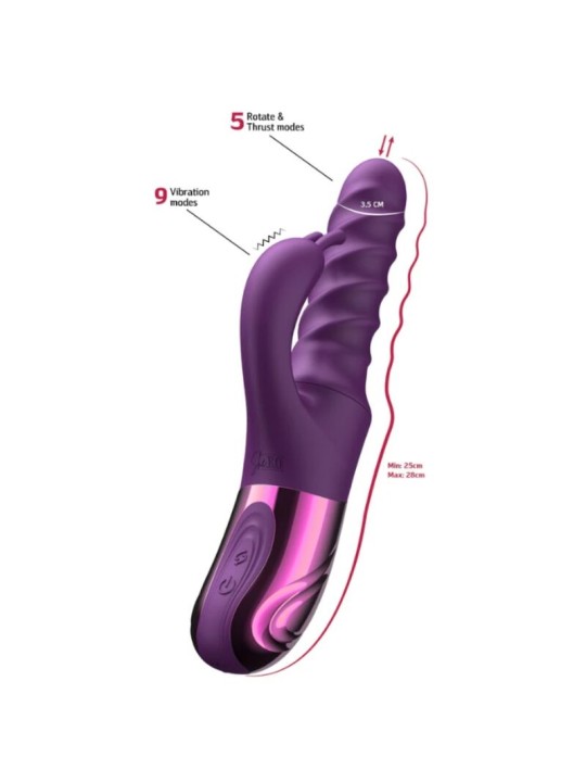 SHEEO VIBRADOR RABBIT SWIRL MORADO