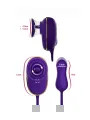 SHEEO SUCCIONADOR DE CLITORIS CON EFECTO LICKING Y ESTIMULADOR ANAL MORADO