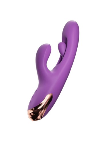 SHEEO VIBRADOR RABBIT PUNTO G CON MOVIMIENTO DIGITAL MORADO