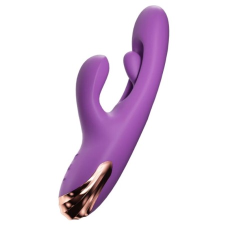 SHEEO VIBRADOR RABBIT PUNTO G CON MOVIMIENTO DIGITAL MORADO