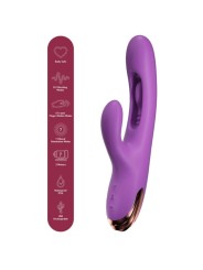SHEEO VIBRADOR RABBIT PUNTO G CON MOVIMIENTO DIGITAL MORADO