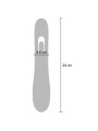 SHEEO VIBRADOR RABBIT PUNTO G CON MOVIMIENTO DIGITAL MORADO