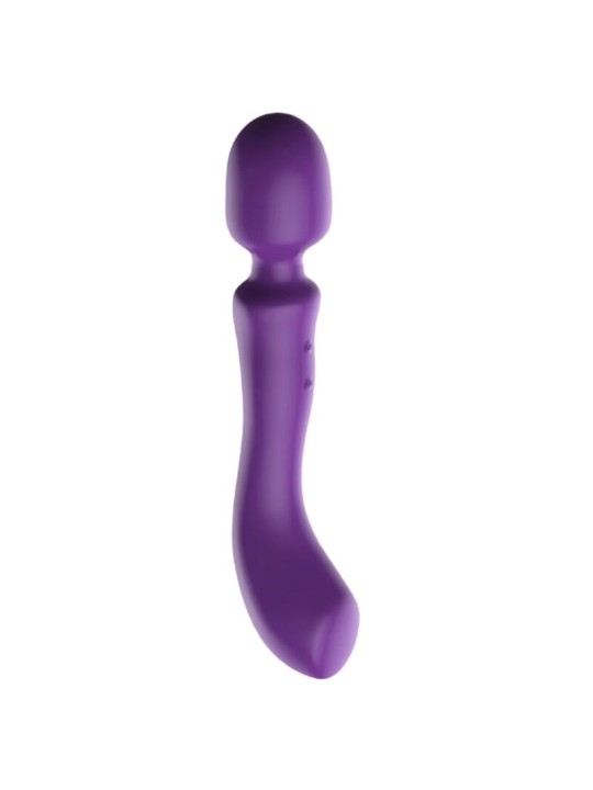 SHEEO WAND MASAJEADORA VIBRADORA DE DOBLE EXTREMO MORADA