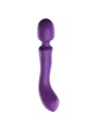 SHEEO WAND MASAJEADORA VIBRADORA DE DOBLE EXTREMO MORADA