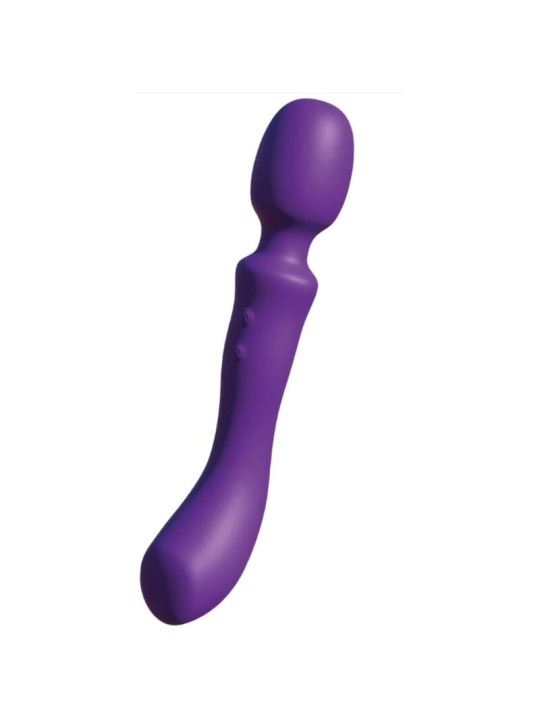 SHEEO WAND MASAJEADORA VIBRADORA DE DOBLE EXTREMO MORADA