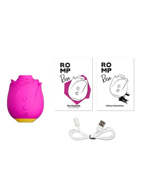 ROMP ROSE 20 SUCCIONADOR DE CLITORIS FORMA ROSA EDICION LIMITADA