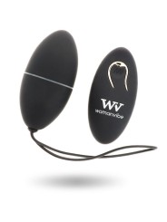 WOMANVIBE ALSAN HUEVO CONTROL REMOTO NEGRO SILICONA NEGRO