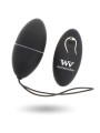 WOMANVIBE ALSAN HUEVO CONTROL REMOTO NEGRO SILICONA NEGRO