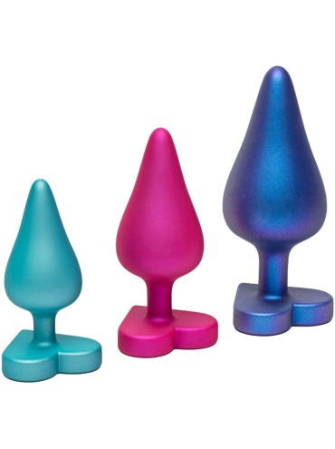 ROMP LUSTER KIT DE ENTRENAMIENTO ANAL S M L CON BASE EN FORMA DE CORAZON