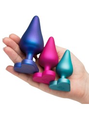ROMP LUSTER KIT DE ENTRENAMIENTO ANAL S M L CON BASE EN FORMA DE CORAZON