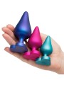 ROMP LUSTER KIT DE ENTRENAMIENTO ANAL S M L CON BASE EN FORMA DE CORAZON
