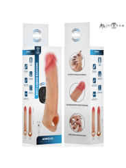 MR INTENSE ARNOLD L VIBRADOR FUNDA PENE SILICONA CONTROL REMOTO 16 CM O 45 CM
