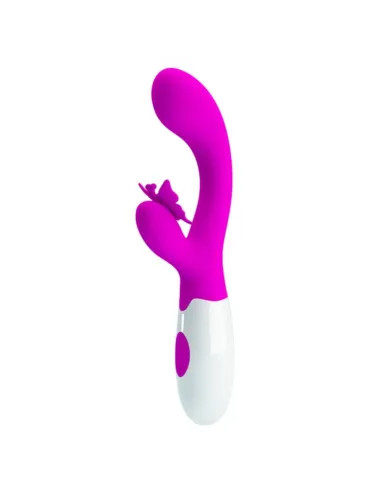 PRETTY LOVE BUTTERFLY KISS VIBRADOR RABBIT 30 FUNCIONES MORADO