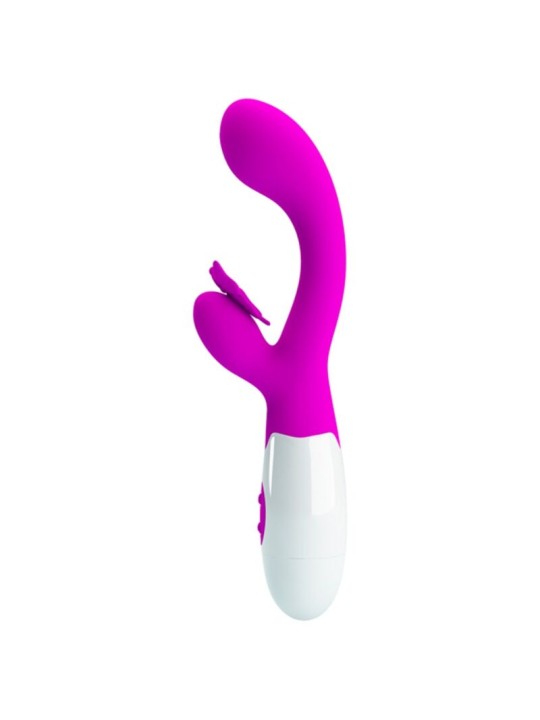 PRETTY LOVE BUTTERFLY KISS VIBRADOR RABBIT 30 FUNCIONES MORADO
