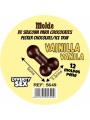 DIABLO PICANTE MOLDE CHOCOLATE 12 PENES SILICONA PARA COLGAR VAINILLA