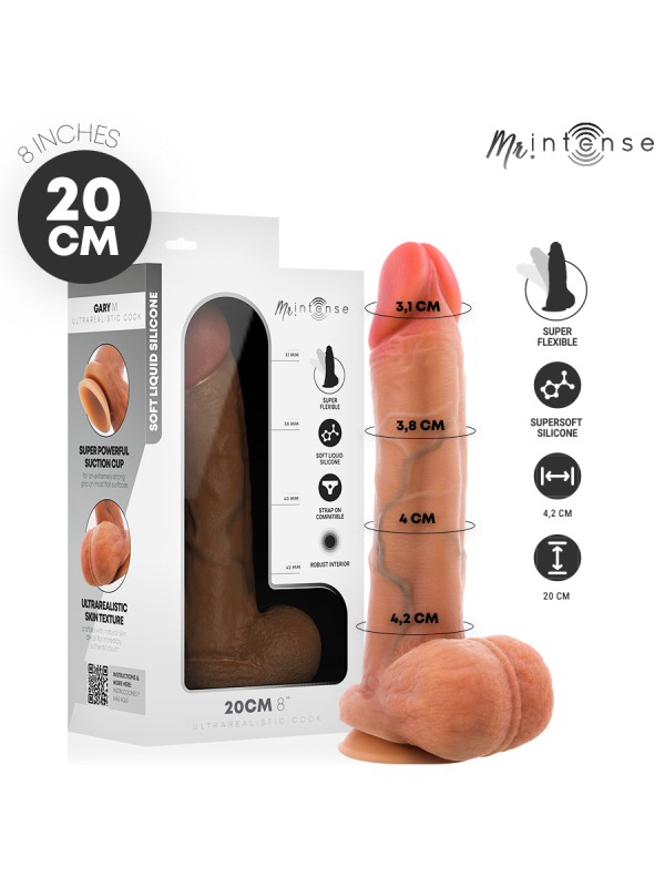 MR INTENSE GARY M DILDO SILICONA 20 CM O 42 CM