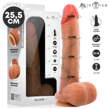 MR INTENSE GARY XL DILDO SILICONA 255 CM O 51 CM