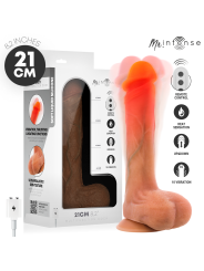 MR INTENSE BRADLEY DILDO VIBRADOR SILICONA CON EFECTO CALOR Y CONTROL REMOTO 21 CM O 42 CM
