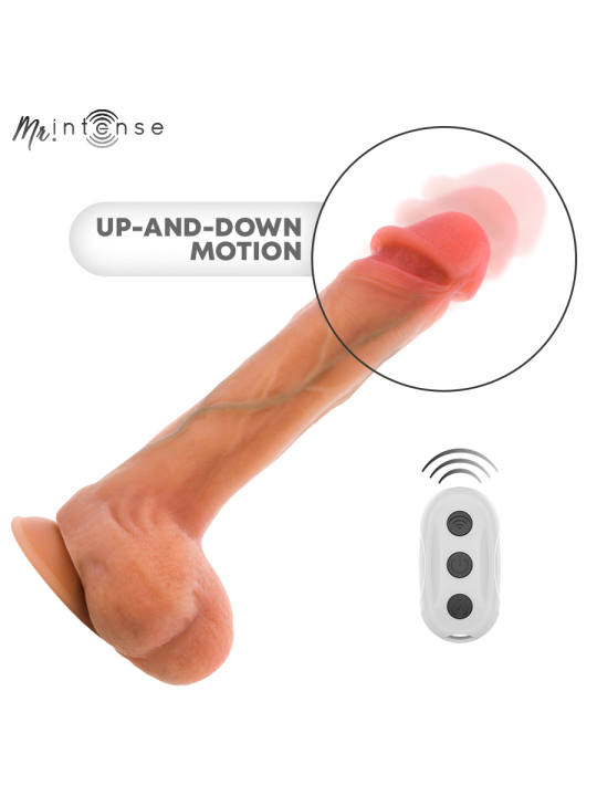 MR INTENSE BRADLEY DILDO VIBRADOR SILICONA CON EFECTO CALOR Y CONTROL REMOTO 21 CM O 42 CM