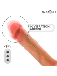 MR INTENSE BRADLEY DILDO VIBRADOR SILICONA CON EFECTO CALOR Y CONTROL REMOTO 21 CM O 42 CM