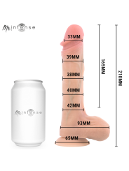 MR INTENSE BRADLEY DILDO VIBRADOR SILICONA CON EFECTO CALOR Y CONTROL REMOTO 21 CM O 42 CM