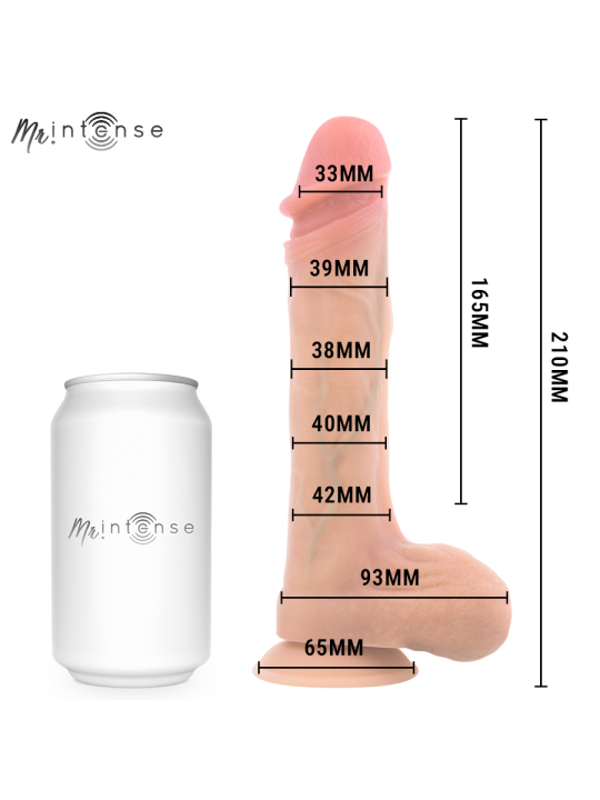 MR INTENSE BRADLEY DILDO VIBRADOR SILICONA CON EFECTO CALOR Y CONTROL REMOTO 21 CM O 42 CM