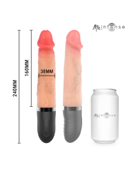 MR INTENSE JEAN VIBRADOR UPDOWN SILICONA CON EFECTO CALOR 24 CM O 38 CM