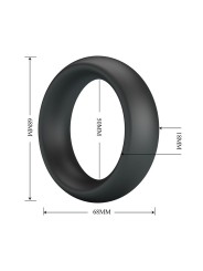 CRAZY BULL ELIO ANILLO PARA PENE SILICONA NEGRO