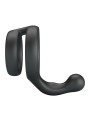 CRAZY BULL YANCY ANILLO DOBLE PARA PENE Y TESTICULOS SILICONA NEGRO