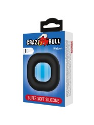 CRAZY BULL WALDEN ANILLO PARA PENE SUPER SOFT SILICONA NEGRO