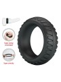 CRAZY BULL MERRITT ANILLO PARA PENE TEXTURIZADO SILICONA NEGRO