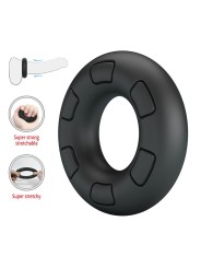 CRAZY BULL BERTRAM ANILLO PARA PENE SUPER SOFT SILICONA NEGRO