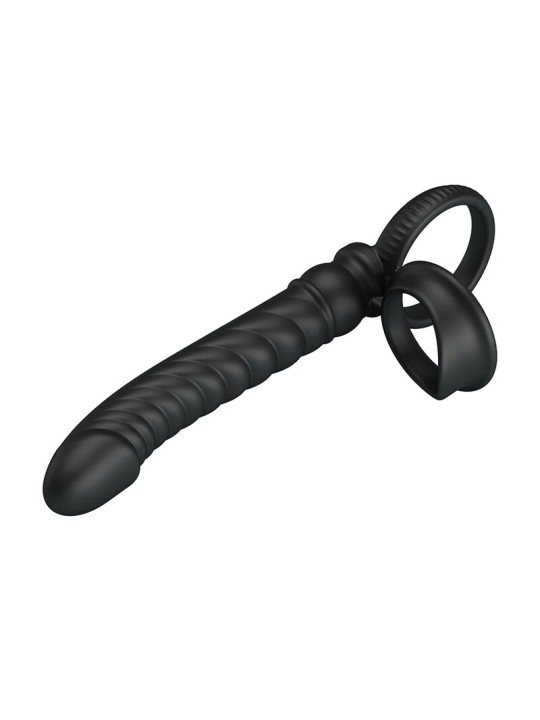 PRETTY LOVE MERRITT VIBRADOR ANAL CON ANILLO Y VIBRACION NEGRO