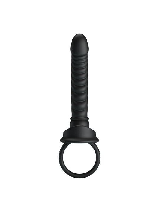 PRETTY LOVE MERRITT VIBRADOR ANAL CON ANILLO Y VIBRACION NEGRO