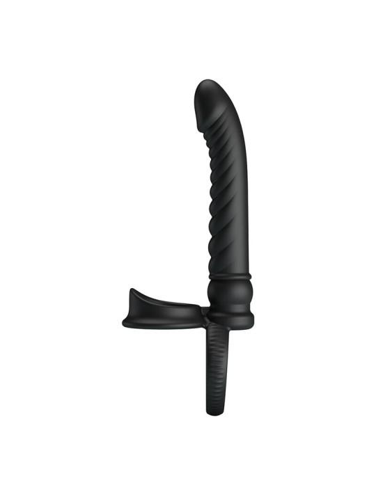 PRETTY LOVE MERRITT VIBRADOR ANAL CON ANILLO Y VIBRACION NEGRO