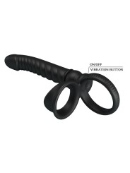 PRETTY LOVE MERRITT VIBRADOR ANAL CON ANILLO Y VIBRACION NEGRO