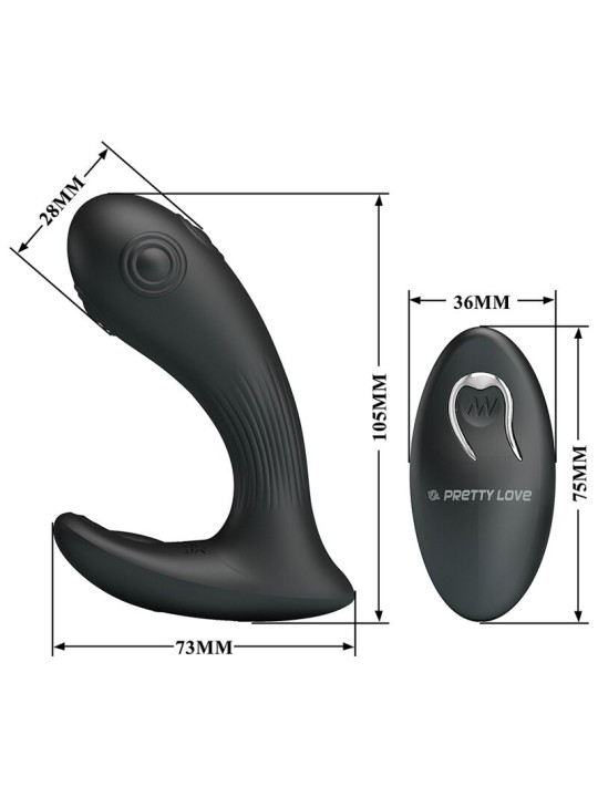 PRETTY LOVE MIRABELLE VIBRADOR PROSTATICO CON CONTROL REMOTO
