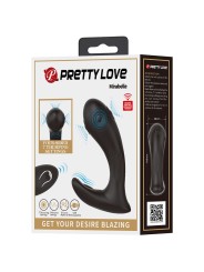 PRETTY LOVE MIRABELLE VIBRADOR PROSTATICO CON CONTROL REMOTO